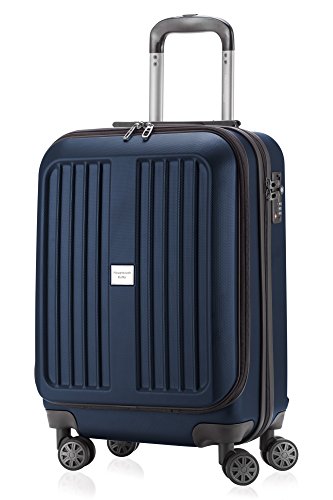 HAUPTSTADTKOFFER – X-Berg – Handgepäck Koffer Trolley Hartschalenkoffer, TSA, 55 cm, 42 Liter, Dunkelblau