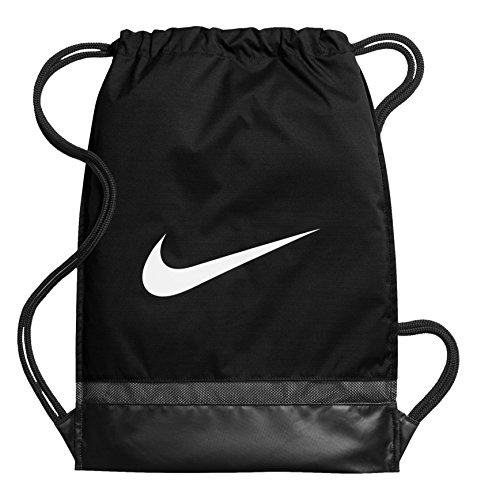 Nike Brasilia Sportbeutel, Black/White, 48.3 x 38.1 x 5.1 cm