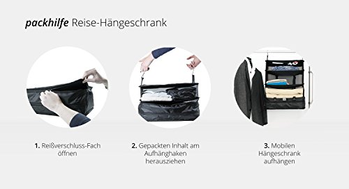 HAUPTSTADTKOFFER - Packhilfe - Reise-Kleiderschrank, Kofferorganizer