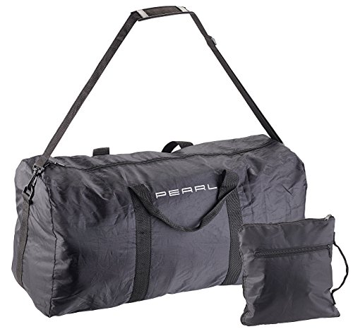PEARL Faltbare Reisetasche: Leichte Falt-Reisetasche aus reißfestem Polyester, 58 Liter, Tragegurt (Faltbare Tasche)