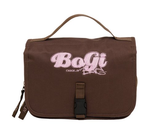 BoGi Bag Girl Beauty-Case Kulturtasche Kosmetiktasche Braun/rosa