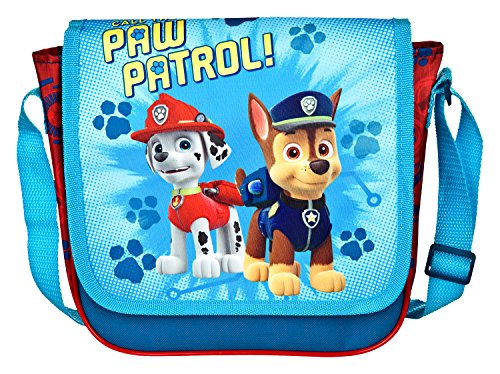 Undercover PPUT7293 – Kindergartentasche, zum Umhängen, Paw Patrol mit Chase und Marshall, ca. 21 x 22 x 8 cm