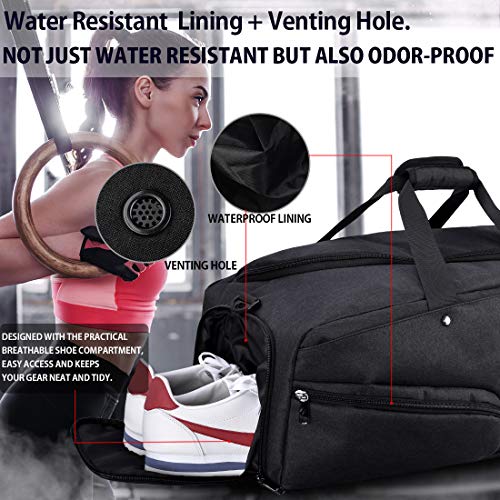 Sporttasche Mit Schuhfach - Große Gym Bag Für Fitness, Reisen & Schwimmen