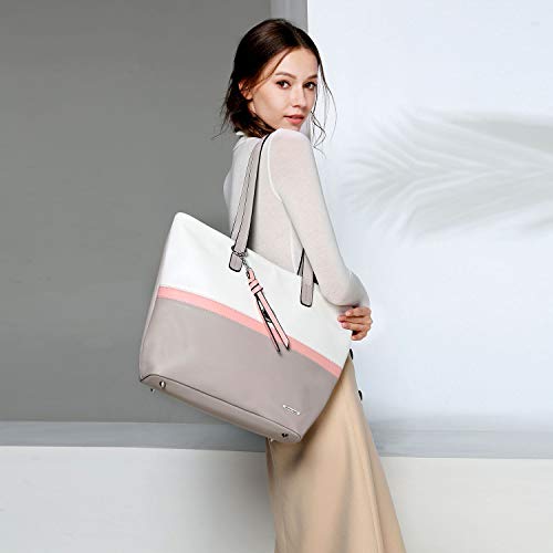 Pomelo Best Damen Handtasche Mehrfarbig gestreift Umhängetasche Tote