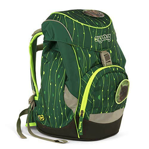 ERGOBAG RambazamBär KinderRucksack, Fluo Grüne Lianen günstig online