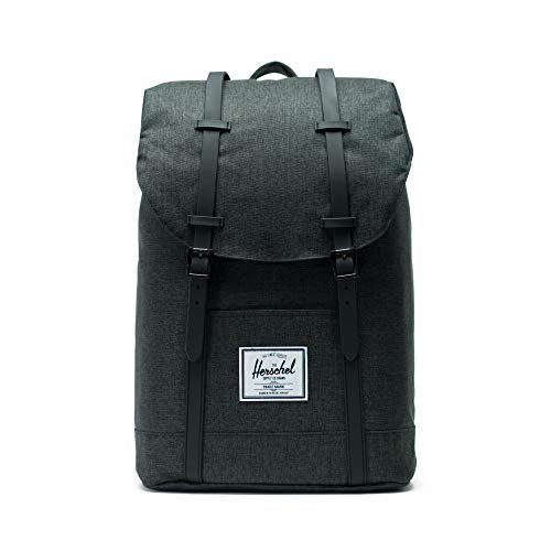 Herschel Retreat Backpack 43 cm Black Crosshatch/Black Rubber