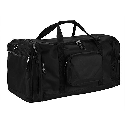 Monzana® Sporttasche – 70 cm – 95 Liter Stauraum – Reistetasche Reisekoffer Koffer Tasche schwarz